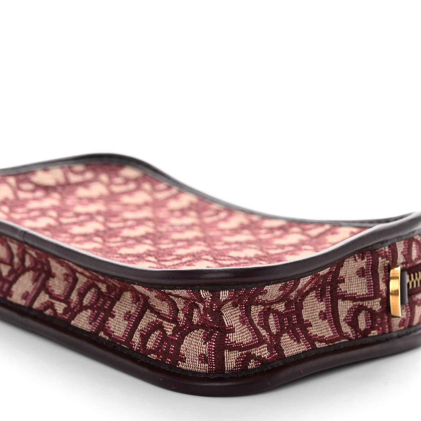 Oblique Diorquake Clutch Burgundy