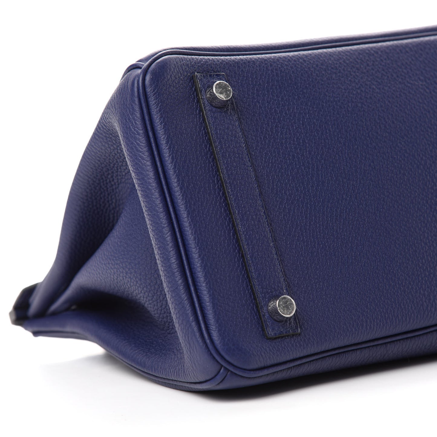 Togo Shiny Niloticus Crocodile Birkin Touch 30 Bleu Encre