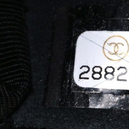 Chanel Calfskin Pearl Medium Chanel Pearls Boy Flap Black 7 of 11