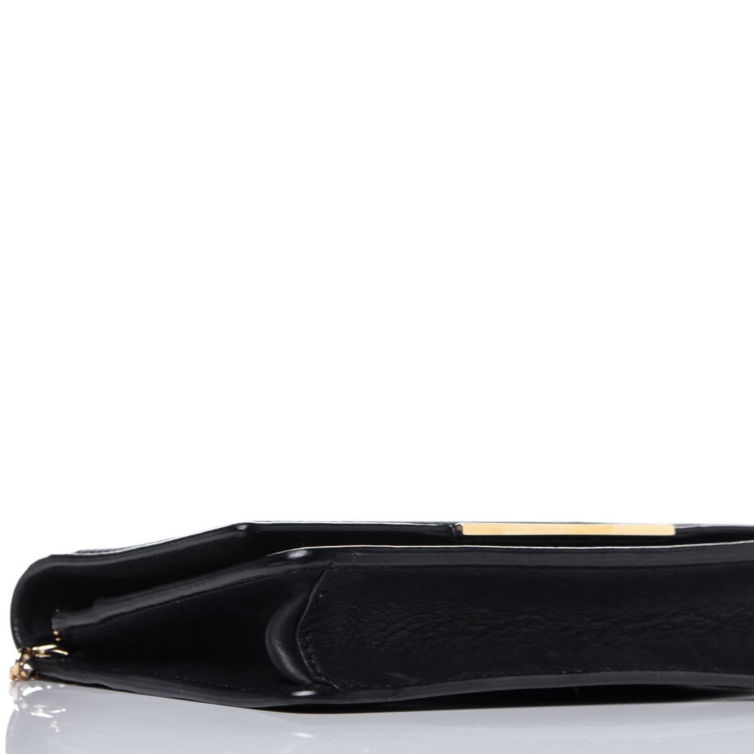 Fendi Vitello Flamingo Tube Wallet on Chain Black 8 of 11