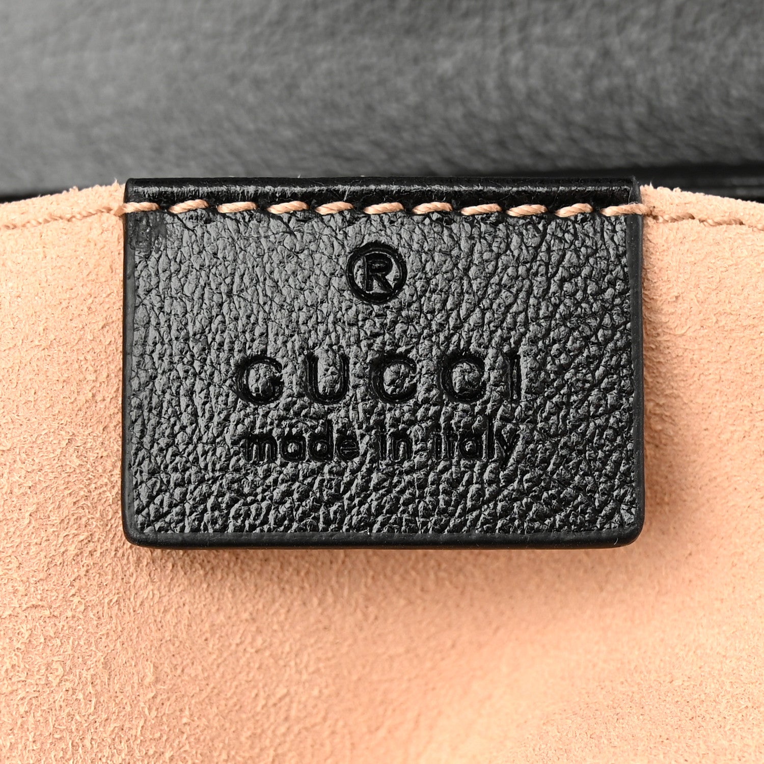 Gucci Monogram Matelasse Diagonal Mini GG Marmont Shoulder Bag Beige Black 6 of 14