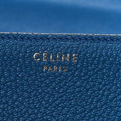 Celine Goatskin Medium Classic Box Flap Bag Deepsea 6 of 9