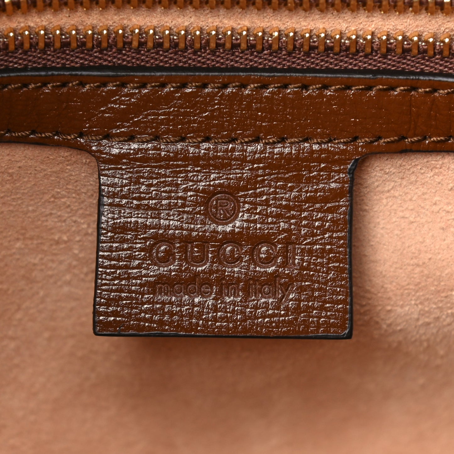 GG Supreme Monogram Azalea Calfskin Web Small Jackie 1961 Hobo Beige Ebony Brown Sugar