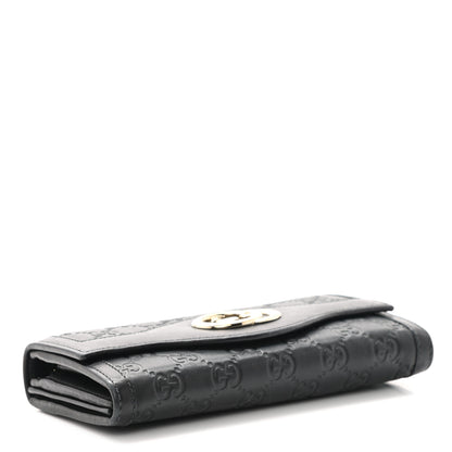Gucci Guccissima Sukey Continental Wallet Continental Wallet Black 4 of 10