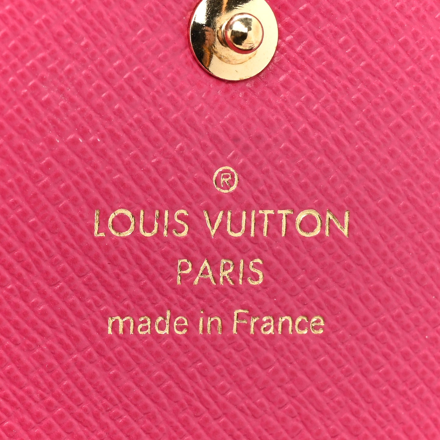 Monogram Bloom Flower Emilie Wallet Fuchsia