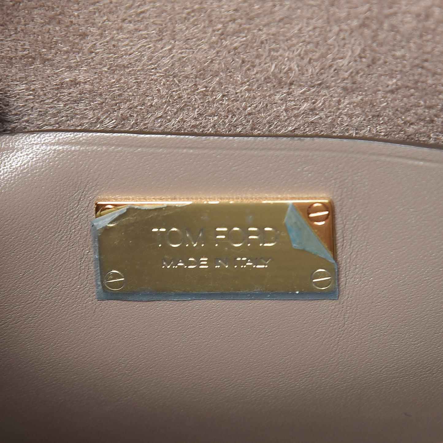 Calfskin Chain Strap Small Crossbody Bag Taupe