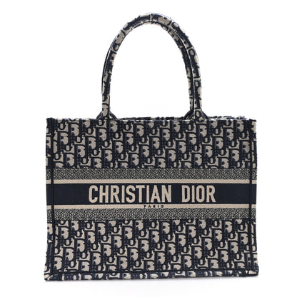 Christian Dior Oblique Medium Book Tote Blue Multicolor 8 of 10