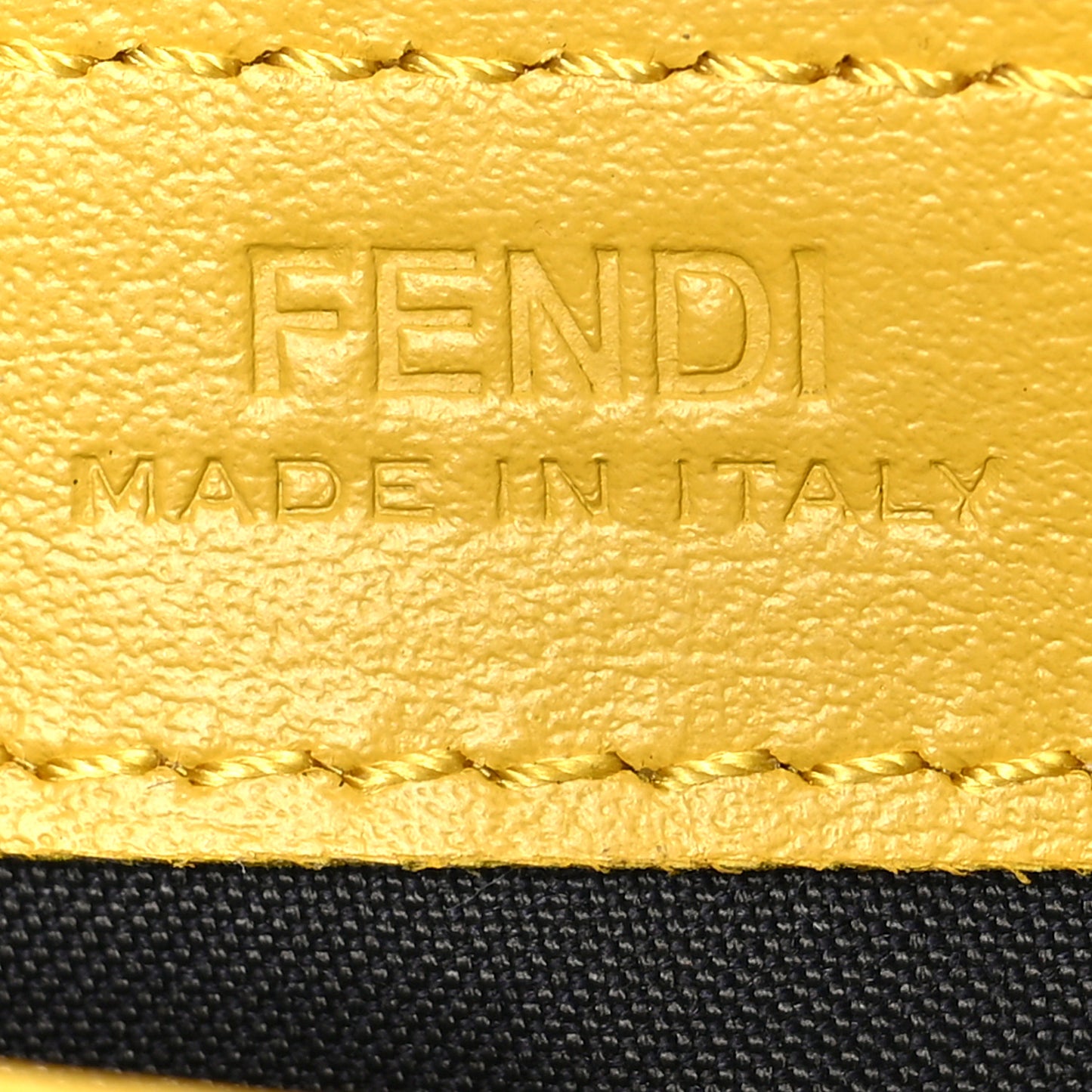 Vitello Cruise F is Fendi Bi-Color FF 1974 Embossed Continental Envelope Wallet Maya Black Sunflower