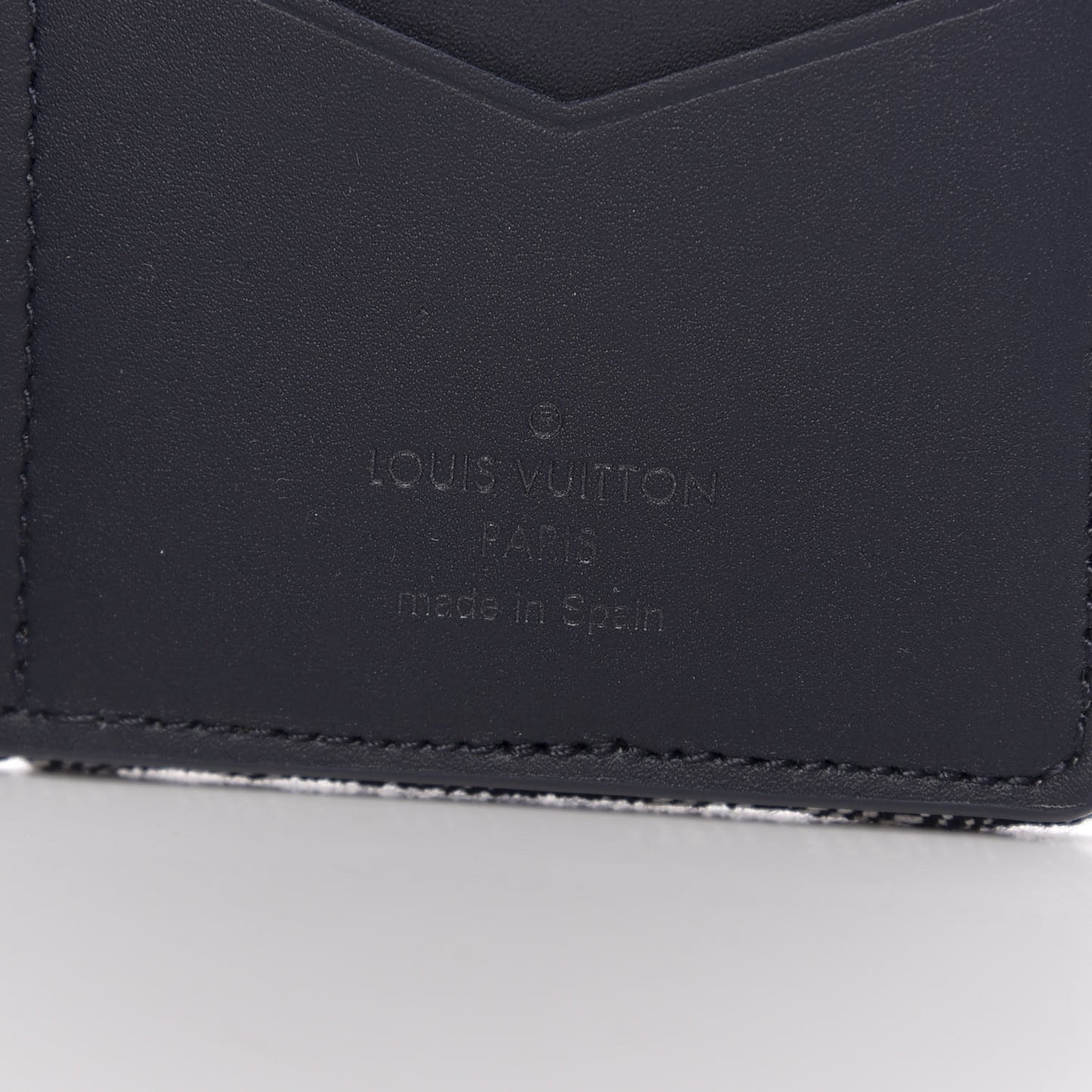 Monogram Tapestry Pocket Organizer Bleu