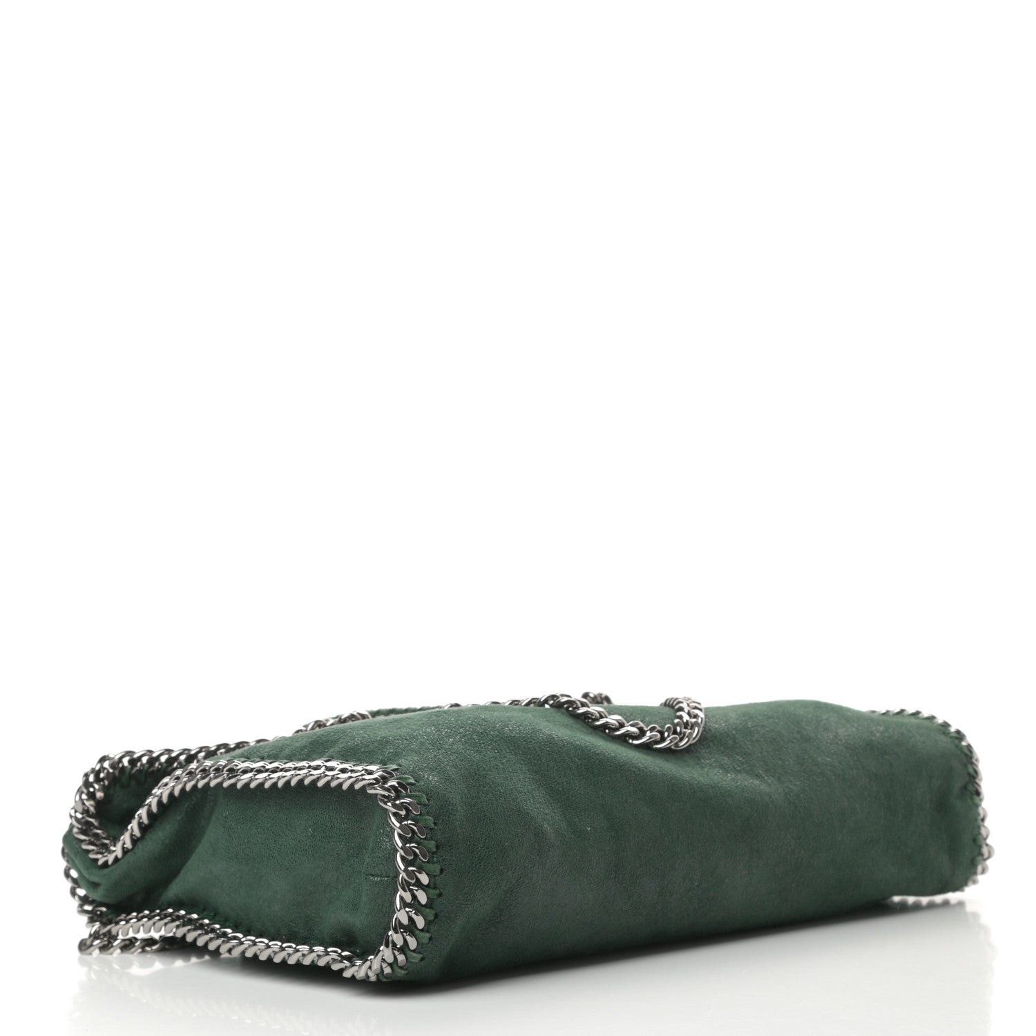 Stella McCartney Shaggy Deer Falabella Fold Over Tote Green 5 of 11