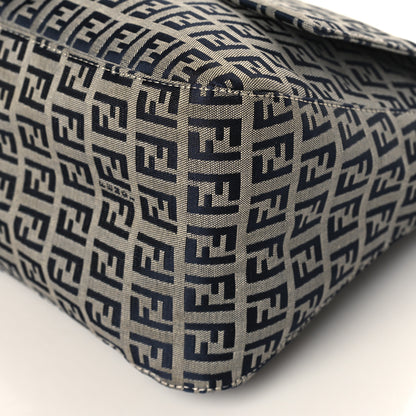 Fendi Zucchino Mama Baguette Navy 8 of 8