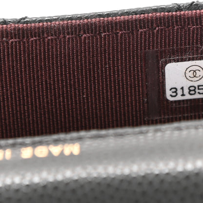 Chanel Caviar Quilted Flap Card Holder On Chain Black 8 of 11