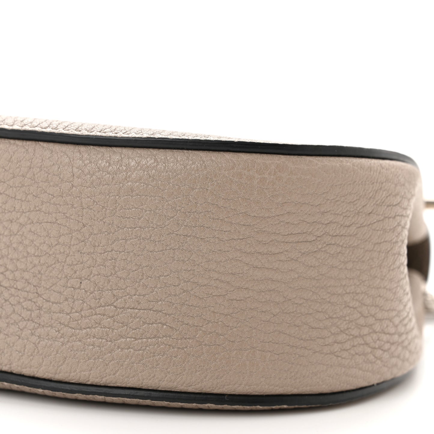 Grained Lambskin Mini Drew Shoulder Bag Motty Grey