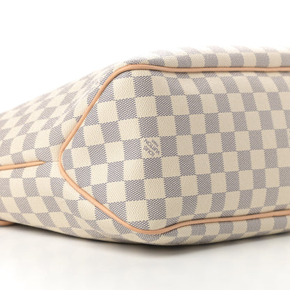 Louis Vuitton Damier Azur Delightful MM Rose Ballerine 9 of 12
