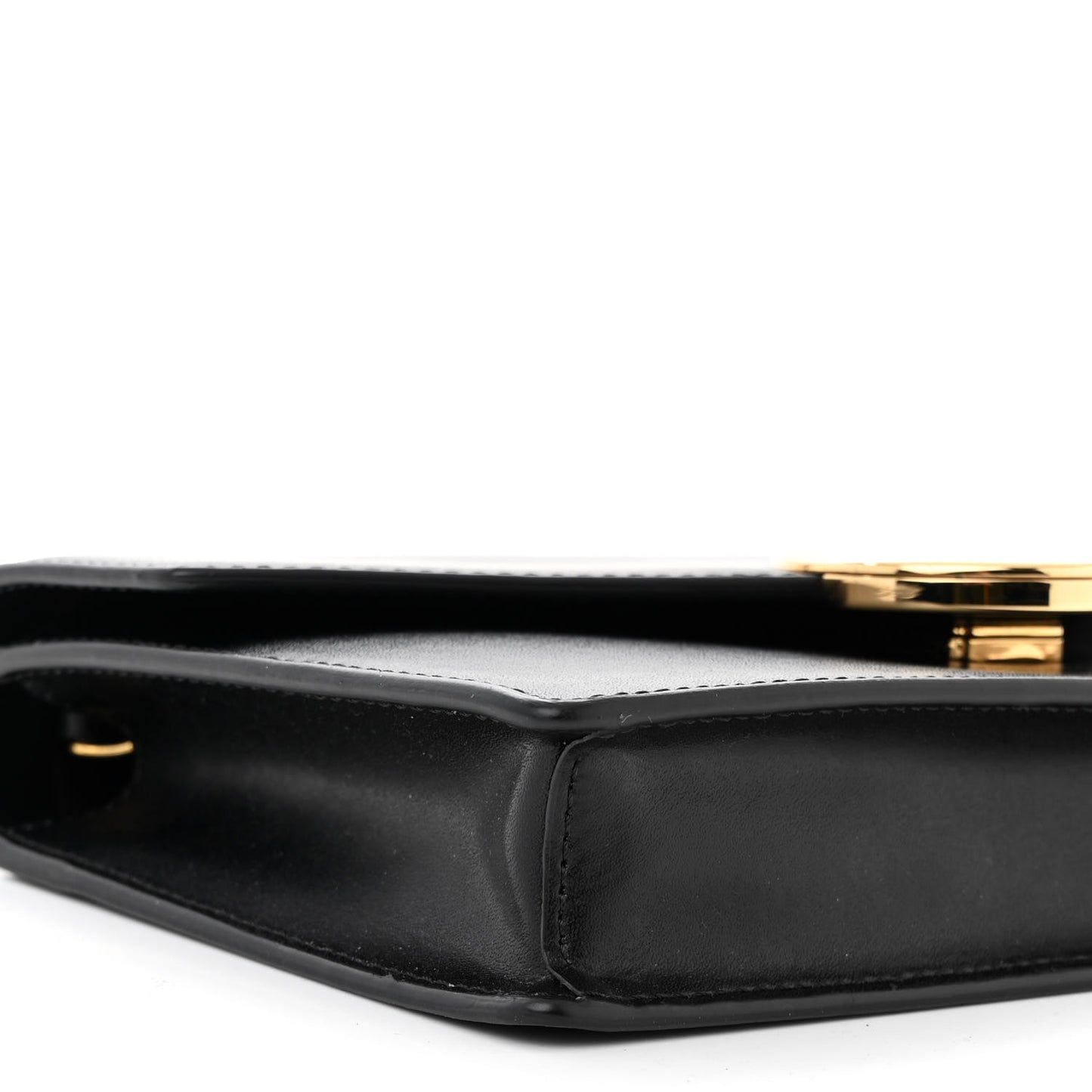 Vitello Liberty Lucido F is Fendi Medium Envelope Wallet on Chain Black