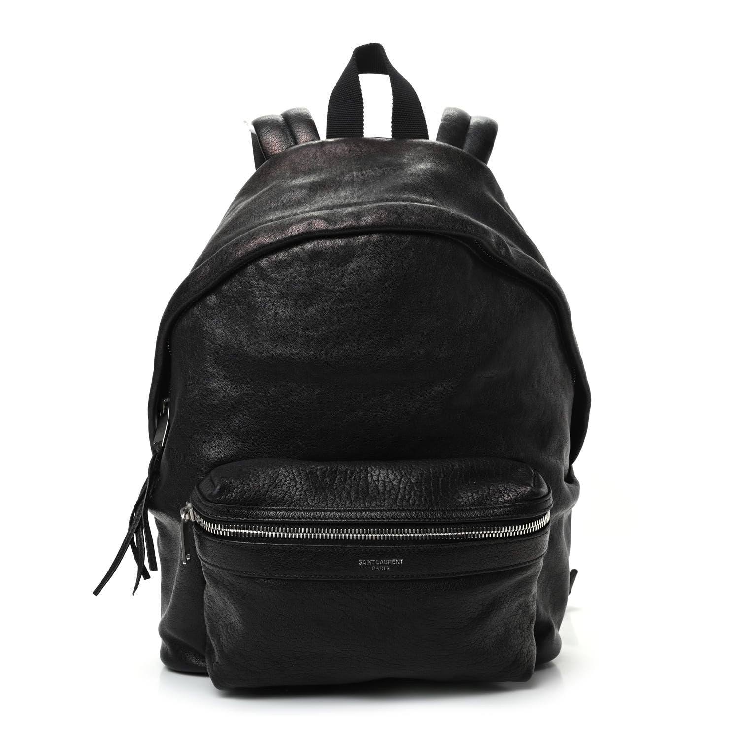 Saint Laurent Sheepskin City Backpack Black 1 of 8