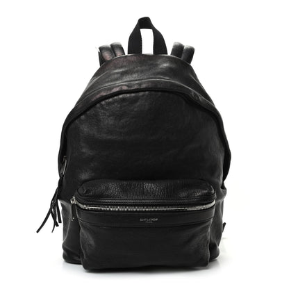 Saint Laurent Sheepskin City Backpack Black 1 of 8