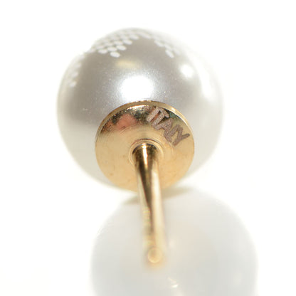 Louis Vuitton Pearl Charmy Earrings Set Gold 6 of 8