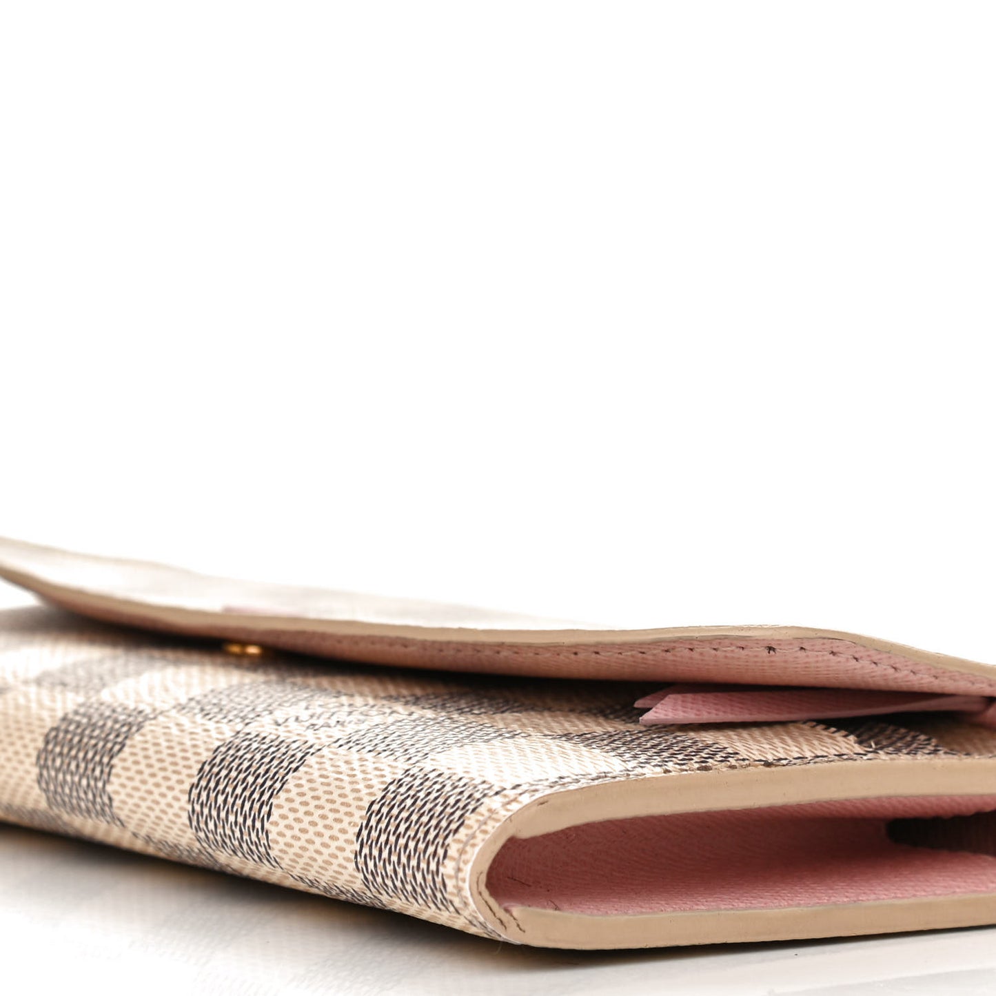 Damier Azur Emilie Wallet Rose Ballerine
