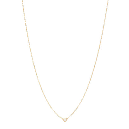 Tiffany 18K Yellow Gold Diamond .05ct Elsa Peretti Diamonds by the Yard Pendant Necklace 1 of 5