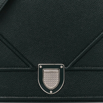 Christian Dior Grained Calfskin Large Diorama Flap Bag Green 9 of 11
