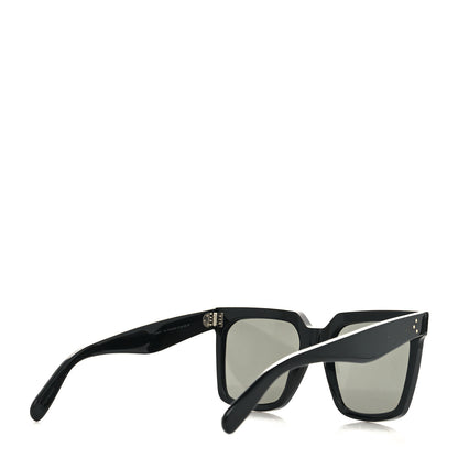 Celine Acetate Square Sunglasses Black 4 of 7