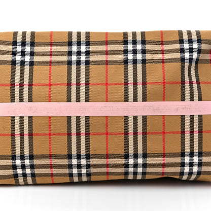 Burberry Vintage Check Large The Giant Reversible Tote Palm Green Pink Apricot 11 of 16