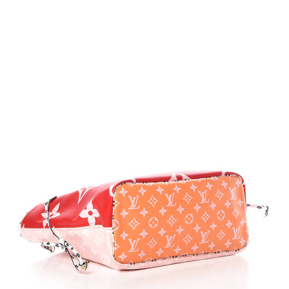 Louis Vuitton Monogram Giant Neverfull MM Rouge 5 of 12