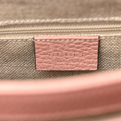 Gucci Dollar Calfskin Interlocking G Top Handle Shoulder Bag Soft Pink 6 of 11