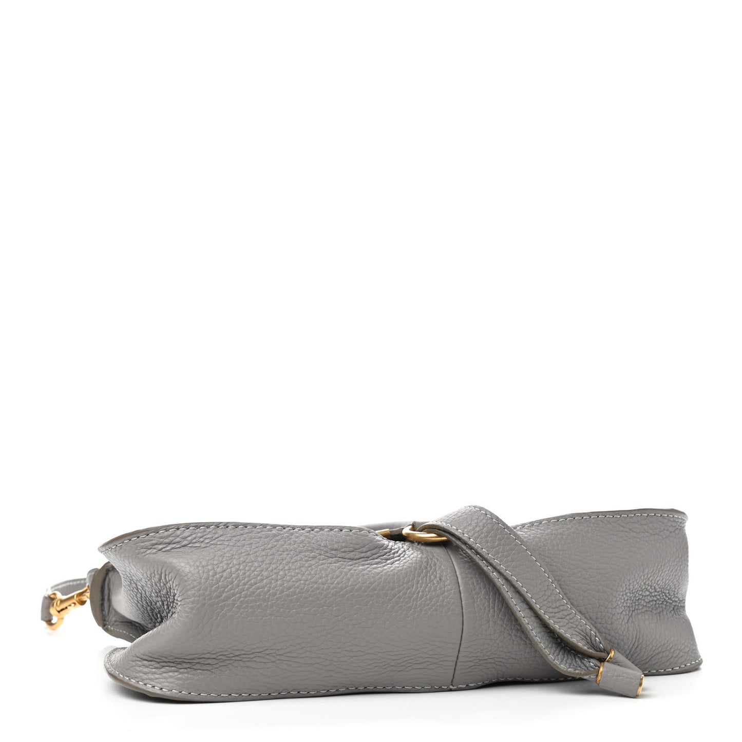 Calfskin Small Marcie Satchel Cashmere Grey