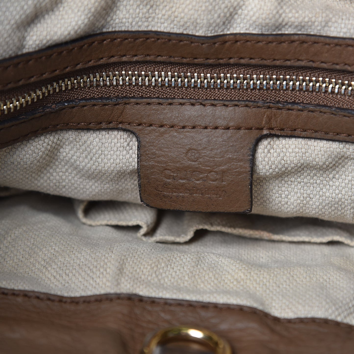 Pebbled Calfskin Medium Soho Chain Shoulder Bag Maple Brown