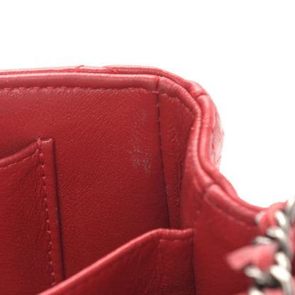 Chanel Lambskin Quilted Extra Mini Rectangular Flap Red 18 of 18