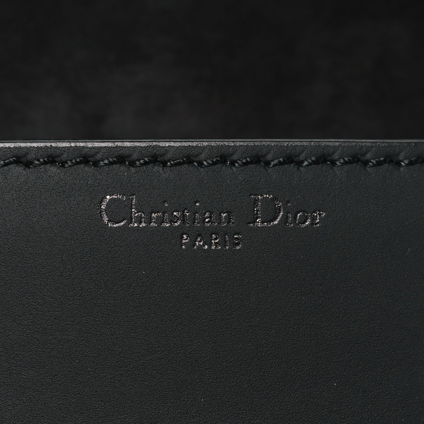 Ultra Matte Calfskin Mini J'Adior Chain Flap Bag Black