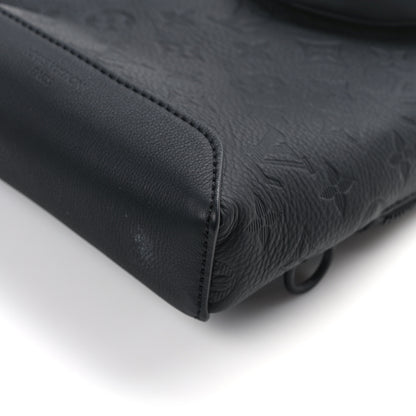 Louis Vuitton Calfskin Shadow Monogram Duo Slingbag Black 11 of 11