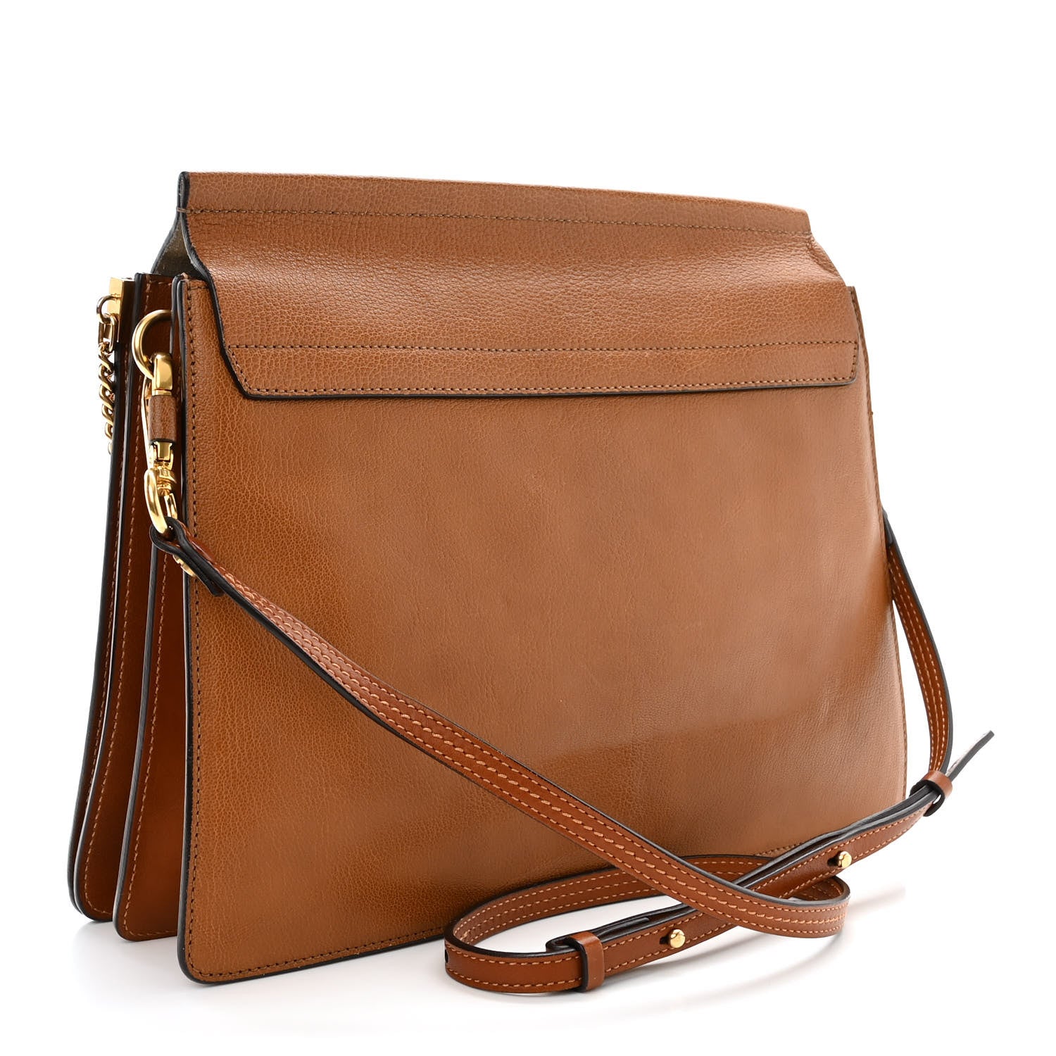 Chloe Goatskin Medium Faye Shoulder Bag Caramel 3 of 10