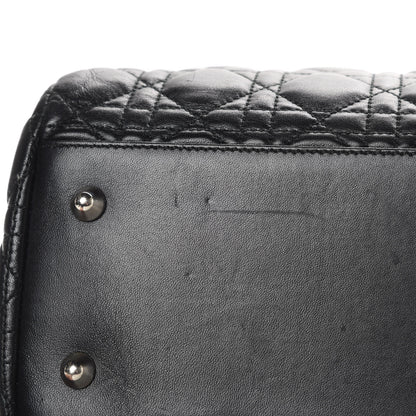 Christian Dior Lambskin Cannage Large Dior Soft Shopping Tote Black 14 of 15