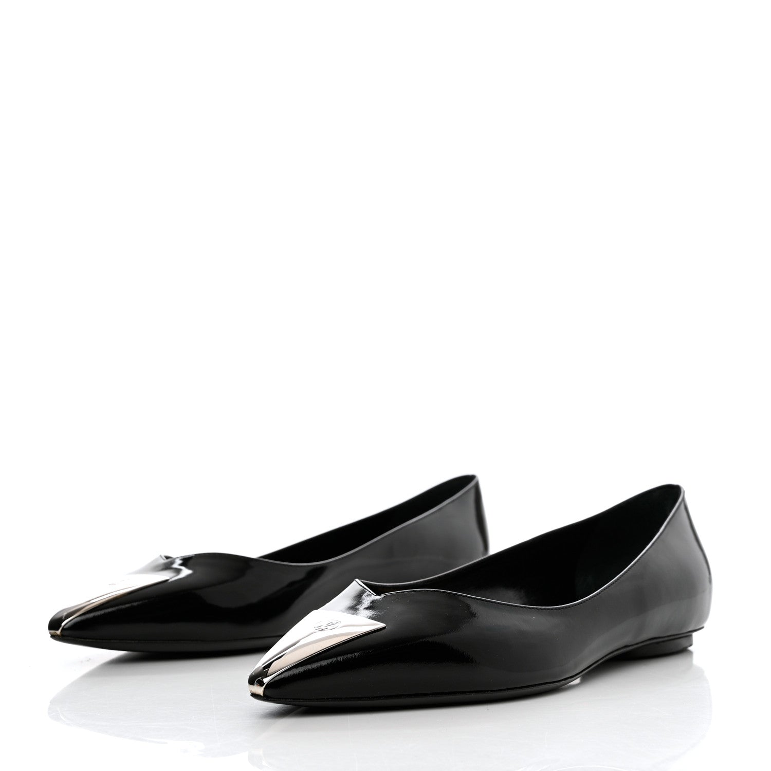 Louis Vuitton Patent Cosplay Ballerina Flat 37.5 Black 3 of 9