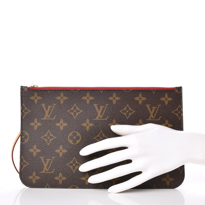 Louis Vuitton Monogram Neverfull MM GM Pochette Cherry 2 of 7
