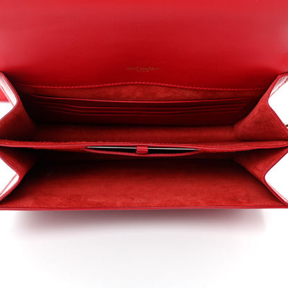 Saint Laurent Smooth Calfskin Zoe Chain Bag Eros Red 6 of 6