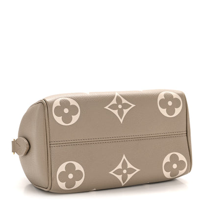 Louis Vuitton Empreinte Monogram Giant Speedy Bandouliere 20 Creme Beige 4 of 11
