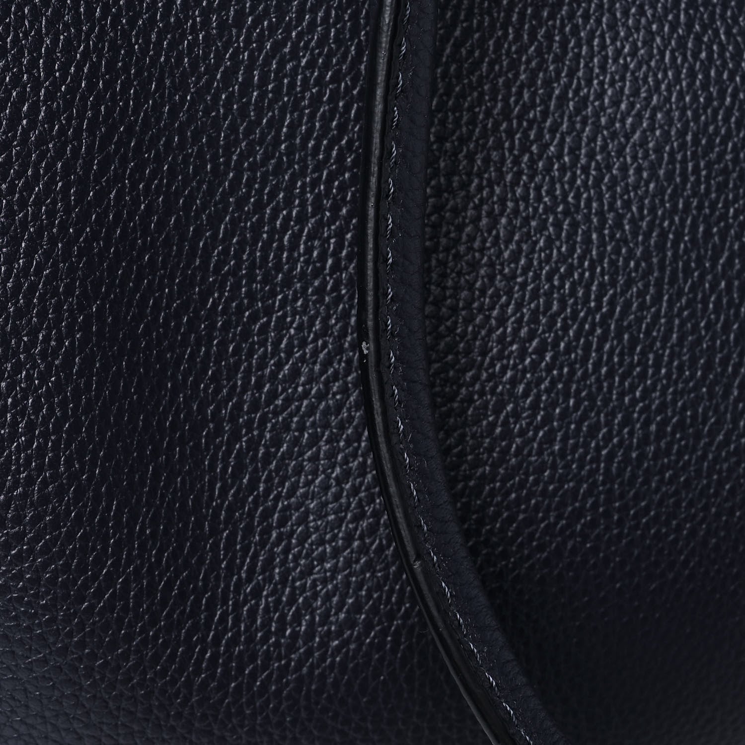 Alexander McQueen Pebbled Calfskin Large Skull Padlock Zip Around Tote Navy 17 of 17