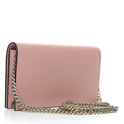 Gucci Dollar Calfskin Medium Betty Chain Wallet Soft Pink 3 of 11