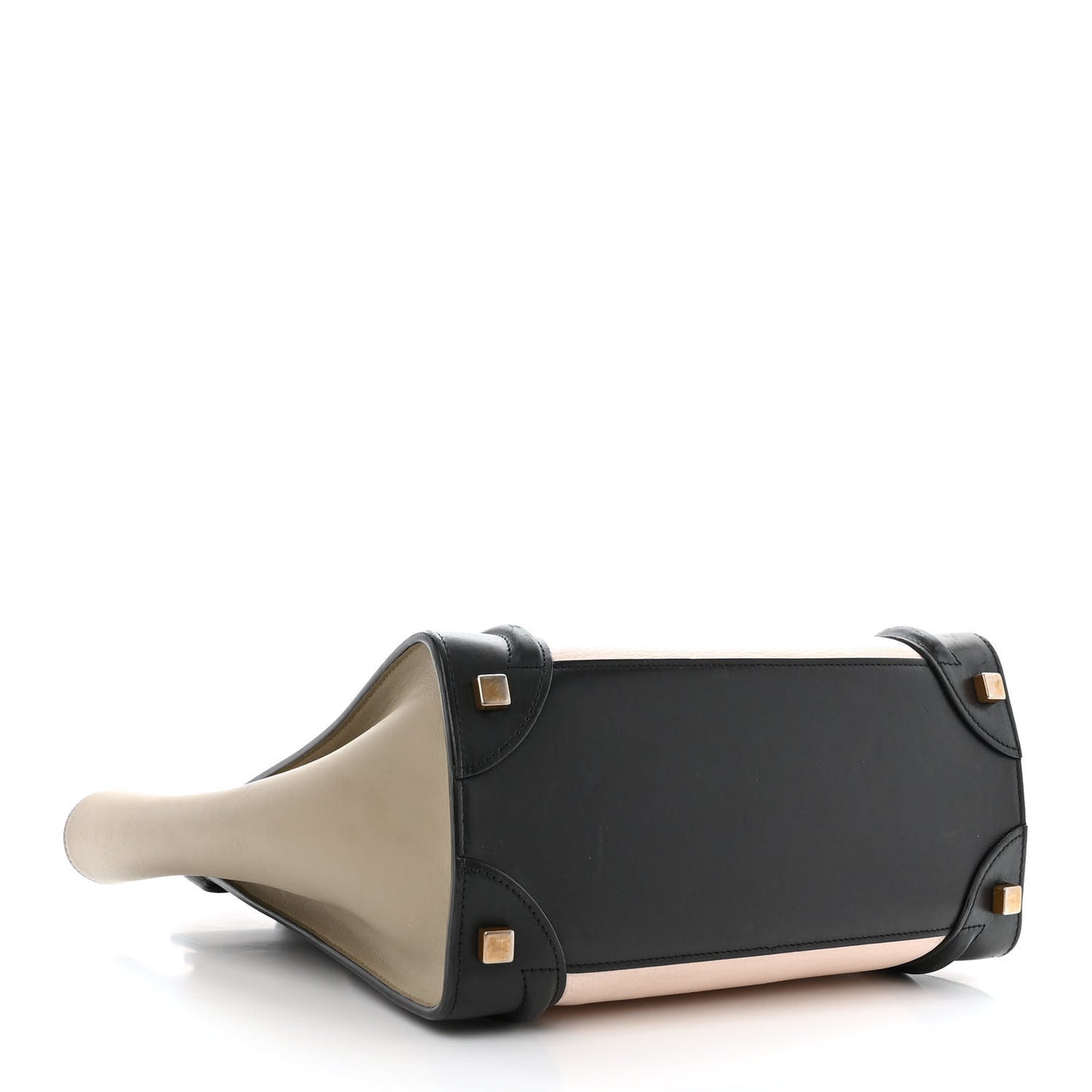 Goatskin Smooth Calfskin Micro Tri-Color Luggage Olive