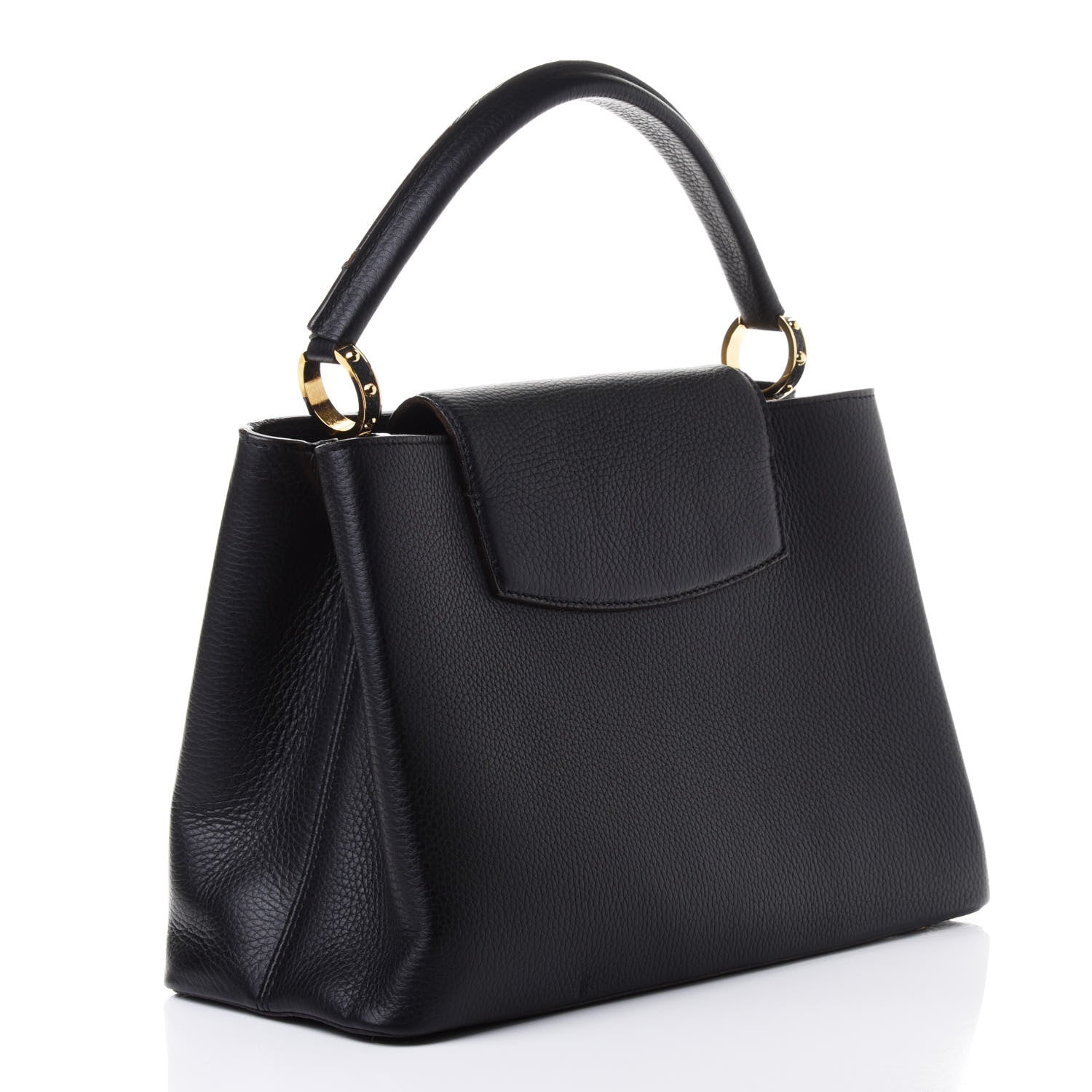 Louis Vuitton Taurillon Capucines GM Black 3 of 12