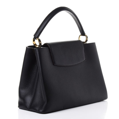 Louis Vuitton Taurillon Capucines GM Black 3 of 12