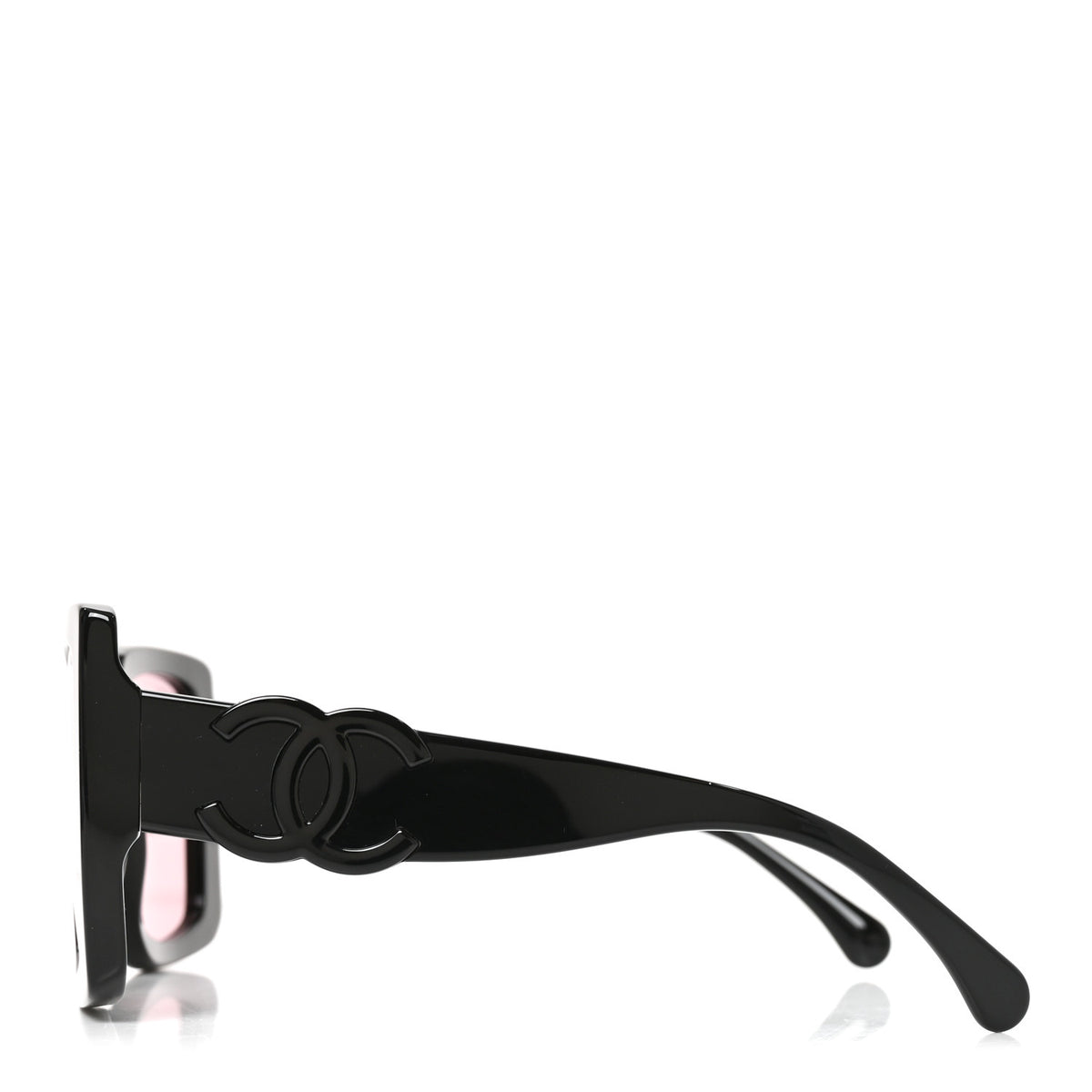 Acetate Polarized Square Sunglasses 71772 Black