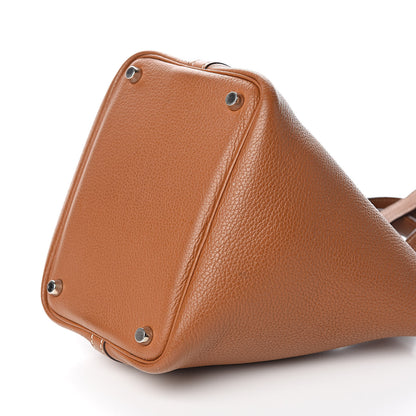 Hermes Taurillon Clemence Picotin 18 PM Gold 11 of 12