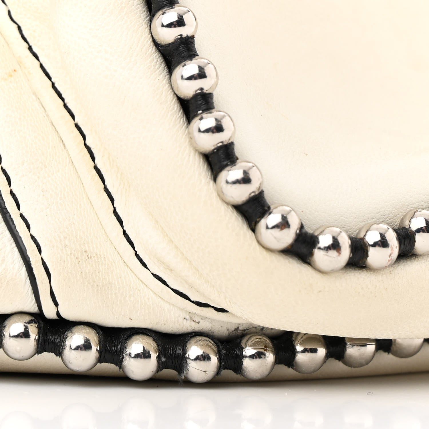 Alexander Wang Lambskin Attica Studded Belt Bag White 8 of 12