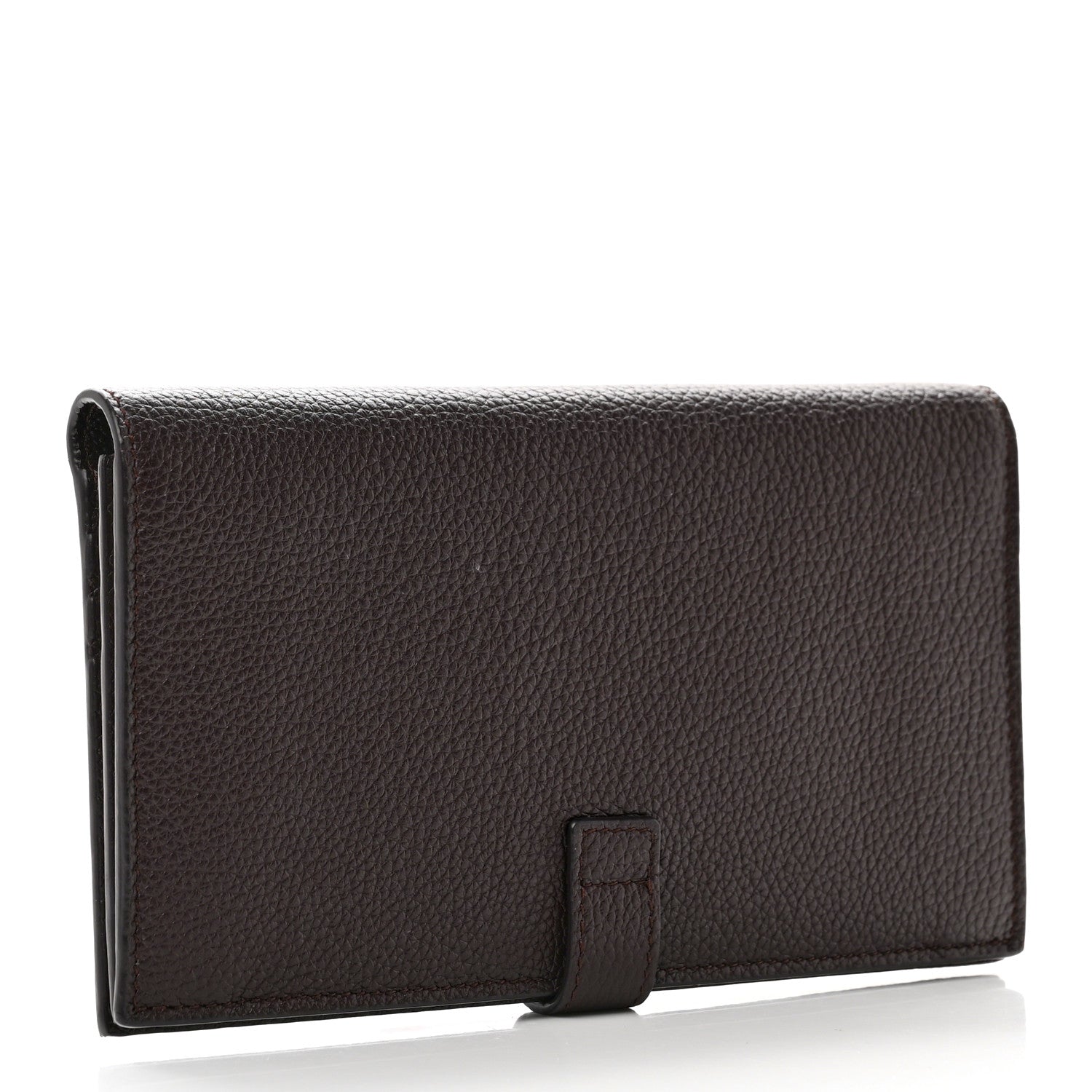 Saint Laurent Grained Calfskin Souple Thin Wallet Amaranto 4 of 9