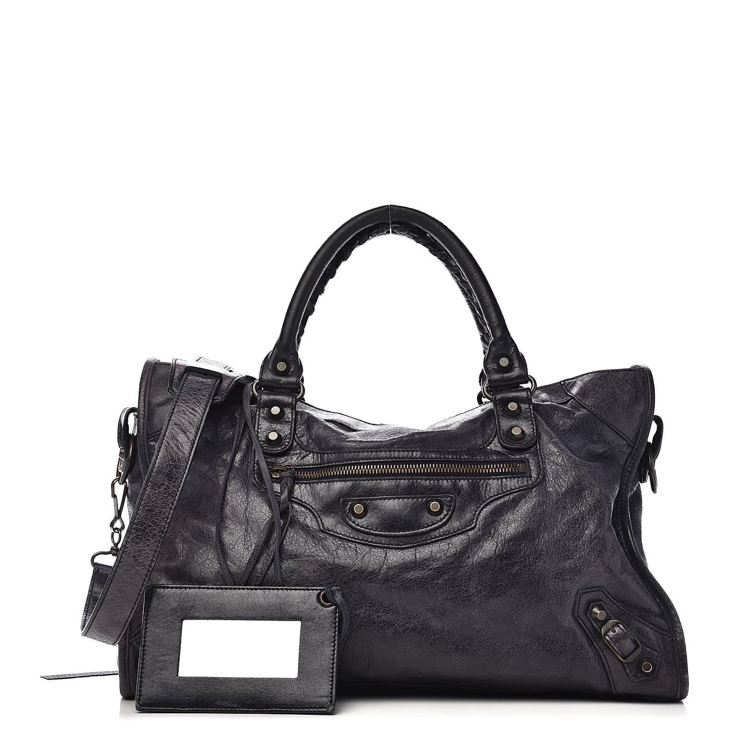 Balenciaga Agneau Classic Hardware City Bleu Obscur 1 of 14